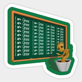 Baby Groot Detention Sticker